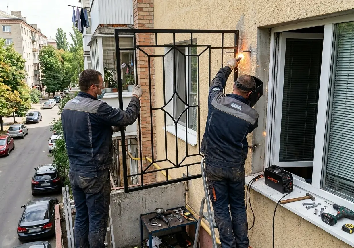 Виготовлення та встановлення металевих грат