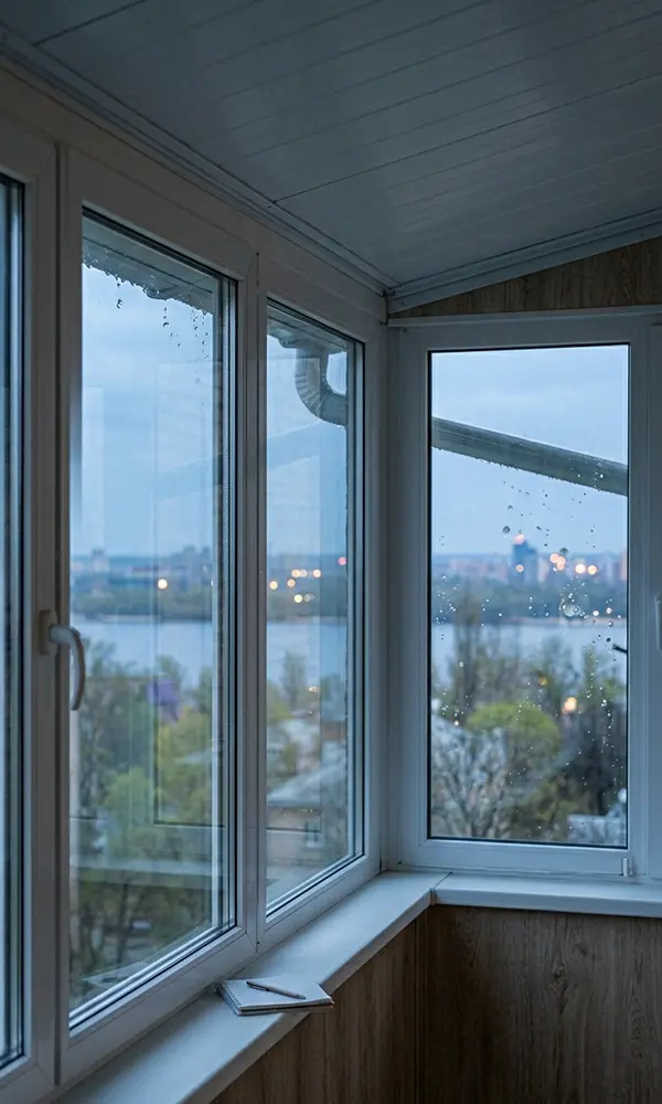 Лоджія з дахом в Києві