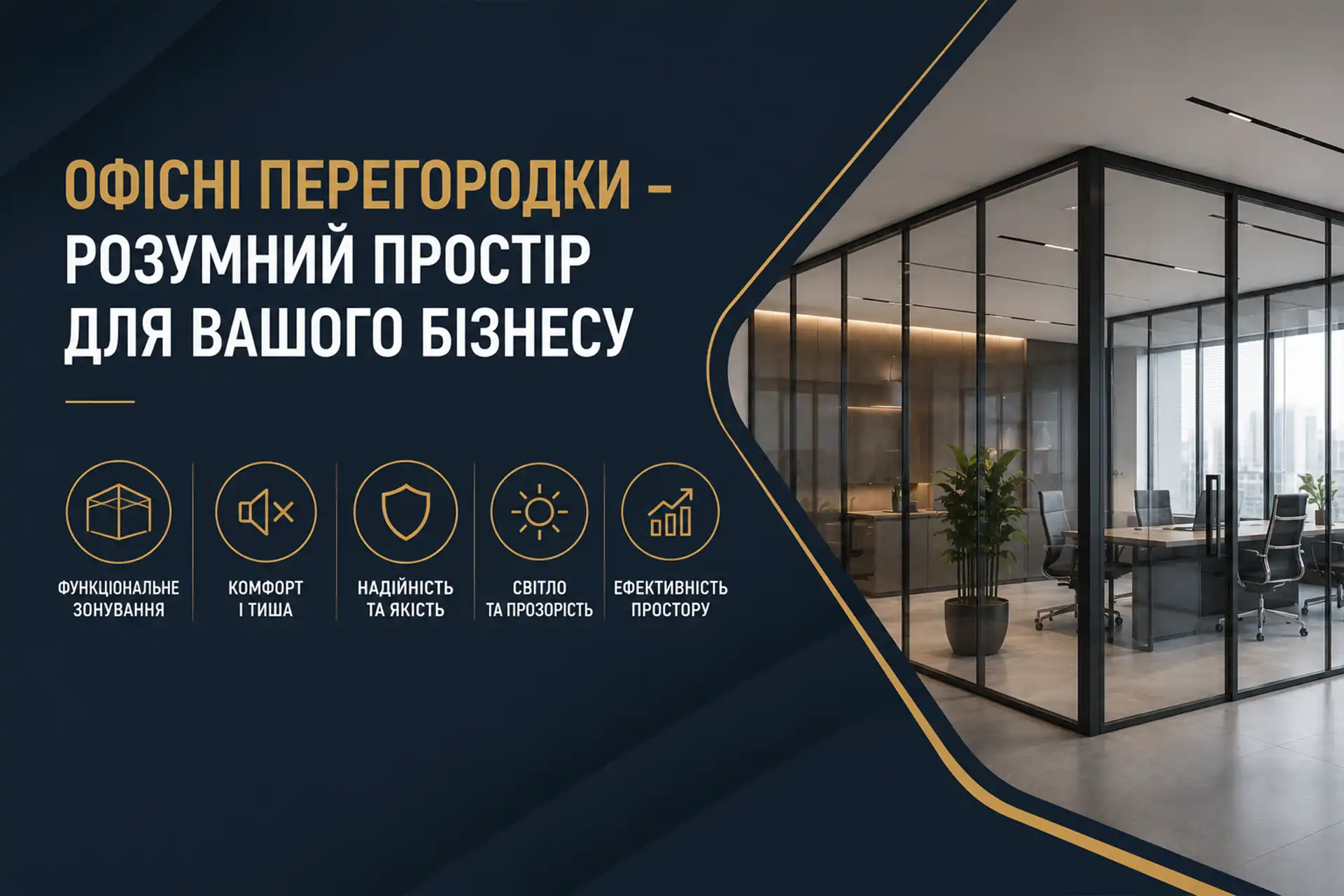 Офісні перегородки розумний простір для вашого бізнесу