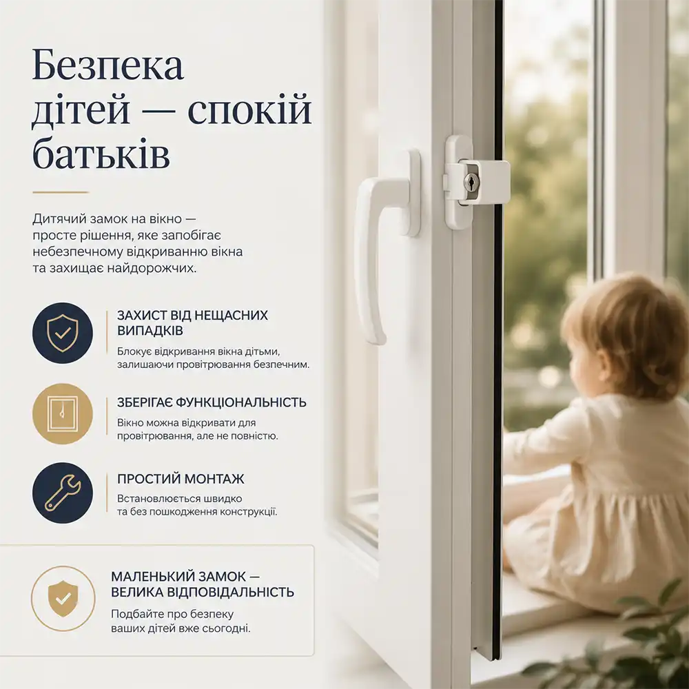 Замовити дитячі обмежувачі на вікна Замовити дитячі обмежувачі на вікна в Києві
