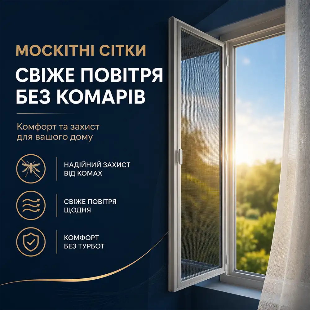 Замовити москітні сітки в Києві